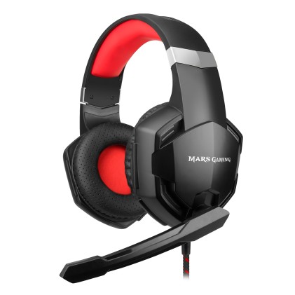Mars Gaming MHX Headset Cuffie Gaming SuperBASS 50mm