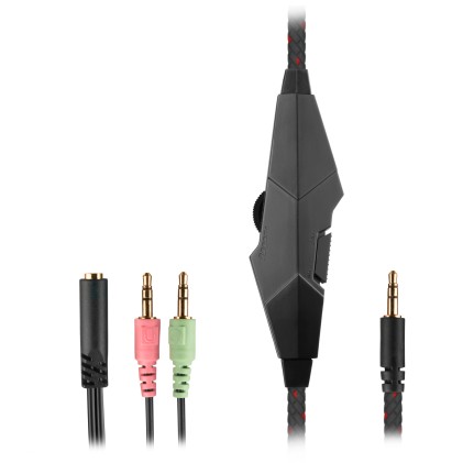 Mars Gaming MHX Headset Cuffie Gaming SuperBASS 50mm