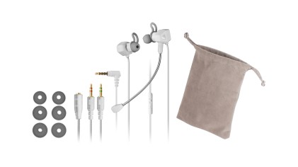 Mars Gaming MIHXW cuffia e auricolare Cablato In-ear Bianco