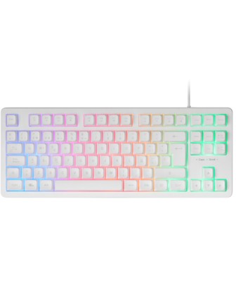 Mars Gaming MK023WPT tastiera USB QWERTY Portoghese Bianco