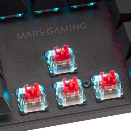 Mars Gaming MK422 tastiera USB AZERTY Francese Nero