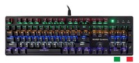 Mars Gaming MK4 Mechanical Keyboard RGB Layout Italiano Switch Blue