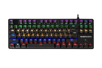 Mars Gaming MK4 MINI Mechanical Keyboard RGB Layout Italiano BLUE Switch