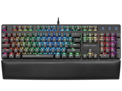 Mars Gaming MK5BPT tastiera USB QWERTY Portoghese Nero