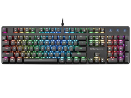 Mars Gaming MK5BPT tastiera USB QWERTY Portoghese Nero