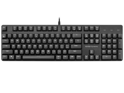 Mars Gaming MK5BPT tastiera USB QWERTY Portoghese Nero