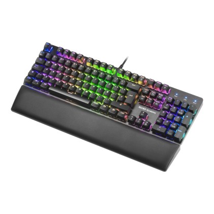 Mars Gaming MK5BPT tastiera USB QWERTY Portoghese Nero