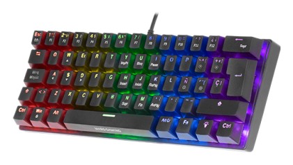Mars Gaming MK60 tastiera USB QWERTY Italiano Nero