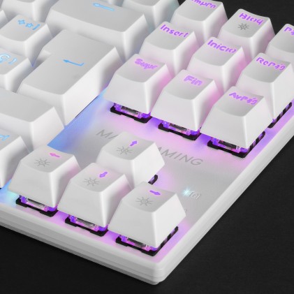 Mars Gaming MK80W tastiera USB QWERTY Italiano Bianco