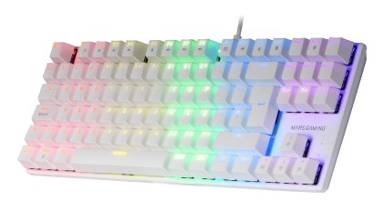 Mars Gaming MK80W tastiera USB QWERTY Italiano Bianco