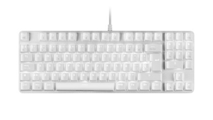 Mars Gaming MKREVOPROWBPT tastiera USB Portoghese Bianco