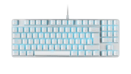 Mars Gaming MKREVOPROWBPT tastiera USB Portoghese Bianco