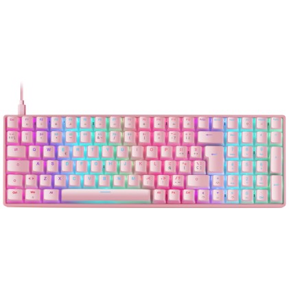 Mars Gaming MKULTRA tastiera USB Spagnolo Rosa