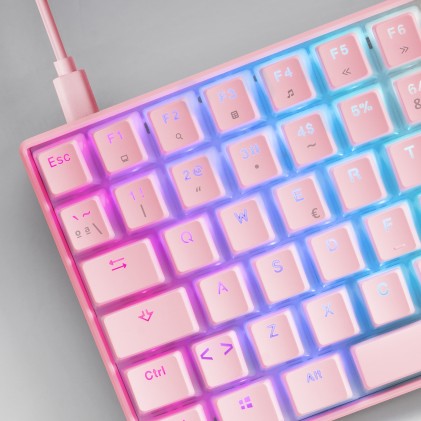 Mars Gaming MKULTRA tastiera USB Spagnolo Rosa