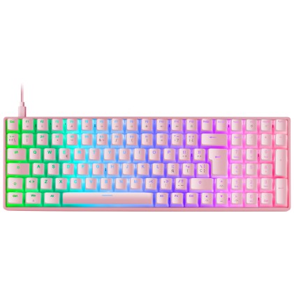 Mars Gaming MKULTRA tastiera USB Spagnolo Rosa