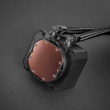 Mars Gaming ML-PROII240 Processore Kit di raffreddamento a liquido 12 cm Nero 1 pz