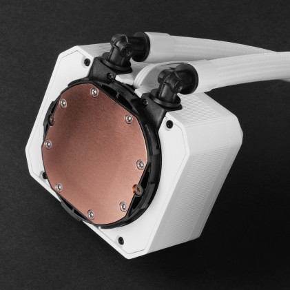 Mars Gaming ML-TWO240W Processore Raffreddatore di liquidi tutto in uno 12 cm Bianco 1 pz