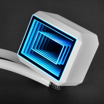 Mars Gaming ML-TWO240W Processore Raffreddatore di liquidi tutto in uno 12 cm Bianco 1 pz