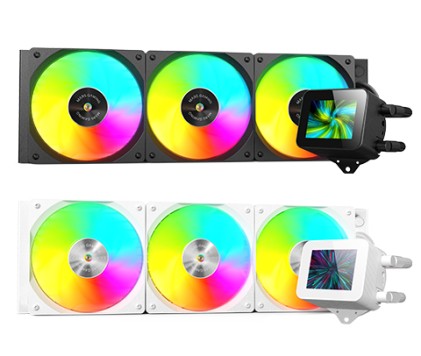 Mars Gaming MLVISION360 sistema di raffreddamento per computer Processore Raffreddatore di liquidi tutto in uno 12 cm Nero