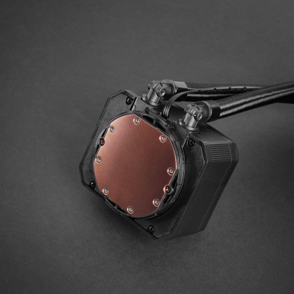 Mars Gaming ML-VISIONII240 Processore Raffreddatore di liquidi tutto in uno 12 cm Nero 1 pz