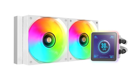Mars Gaming ML-VISIONPRO240W Processore Raffreddatore di liquidi tutto in uno 12 cm Bianco 1 pz