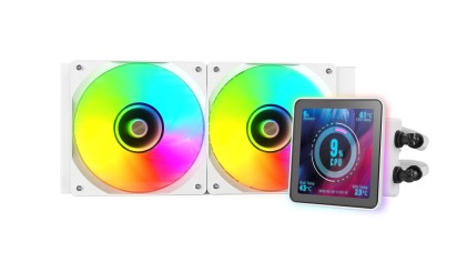 Mars Gaming ML-VISIONPRO240W Processore Raffreddatore di liquidi tutto in uno 12 cm Bianco 1 pz