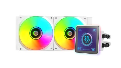 Mars Gaming ML-VISIONPRO240W Processore Raffreddatore di liquidi tutto in uno 12 cm Bianco 1 pz