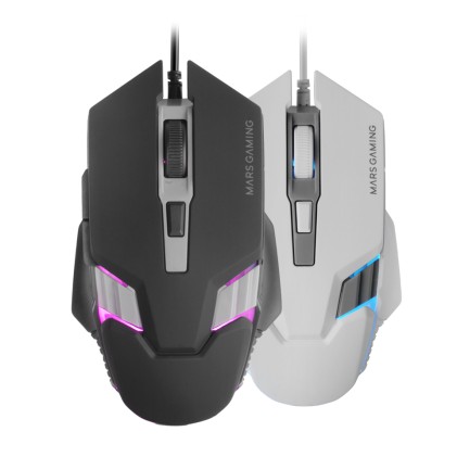 Mars Gaming MM024 mouse Mano destra USB tipo A Ottico 4000 DPI