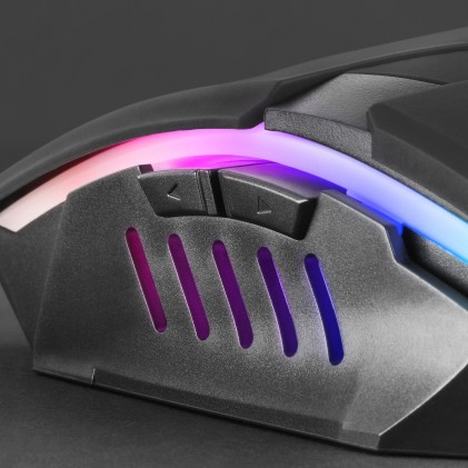 Mars Gaming MM116 mouse Ambidestro USB tipo A Ottico 3200 DPI