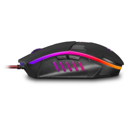 Mars Gaming MM116 mouse Ambidestro USB tipo A Ottico 3200 DPI