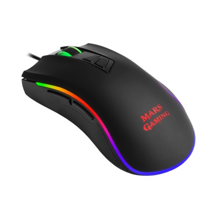 Mars Gaming MM218 mouse Mano destra Ottico 10000 DPI