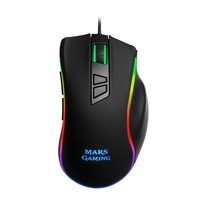 Mars Gaming MM318 Gaming Mouse da 24000DPI Full Black con illuminazione RGB