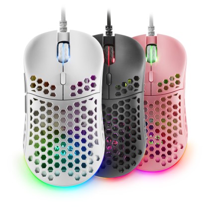 Mars Gaming MM55W mouse Mano destra USB tipo A 12800 DPI