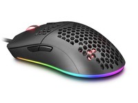 Mars Gaming MMAX  Mouse RGB Ultralight da 12400 DPI, Black