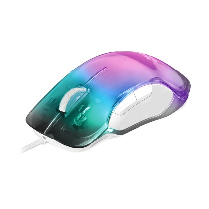 Mars Gaming MMGLOWW mouse Mano destra USB tipo A Ottico 12800 DPI