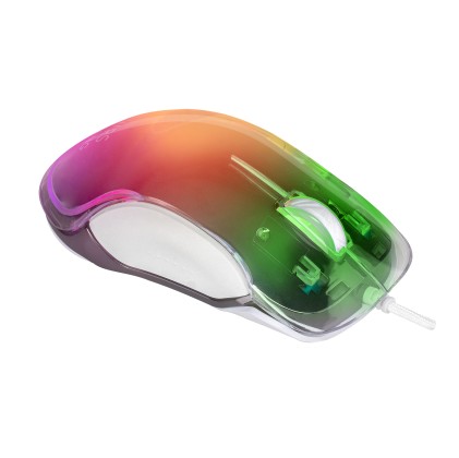 Mars Gaming MMGLOWW mouse Mano destra USB tipo A Ottico 12800 DPI