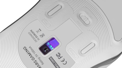 Mars Gaming MMGLOWW mouse Mano destra USB tipo A Ottico 12800 DPI