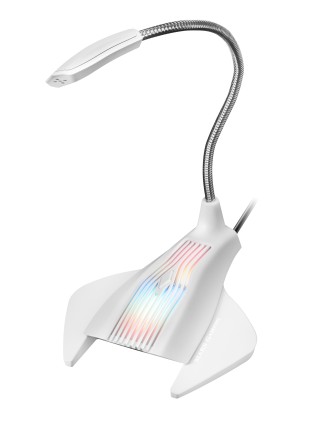 Mars Gaming MMICW microfono Bianco Microfono da tavolo