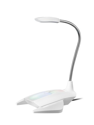 Mars Gaming MMICW microfono Bianco Microfono da tavolo