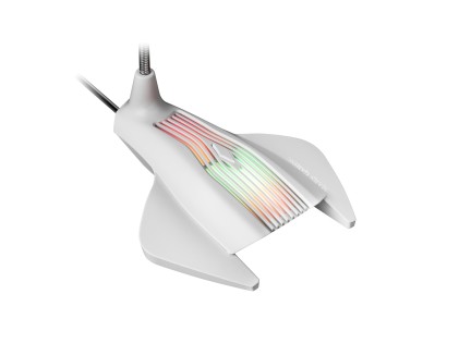 Mars Gaming MMICW microfono Bianco Microfono da tavolo