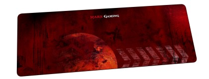 Mars Gaming MMP2 tappetino per mouse Nero, Rosso