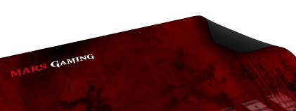Mars Gaming MMP2 tappetino per mouse Nero, Rosso