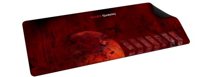 Mars Gaming MMP2 tappetino per mouse Nero, Rosso
