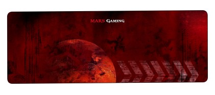 Mars Gaming MMP2 tappetino per mouse Nero, Rosso