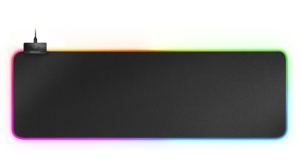 Mars Gaming MMPRGB2 tappetino per mouse Tappetino per mouse per gioco da computer Nero