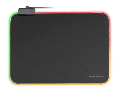 Mars Gaming MMPRGBL tappetino per mouse Tappetino per mouse per gioco da computer Nero