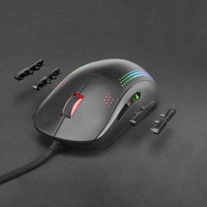 Mars Gaming MMPRO mouse Mano destra USB tipo A Ottico 32000 DPI
