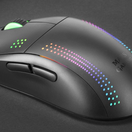 Mars Gaming MMPRO mouse Mano destra USB tipo A Ottico 32000 DPI