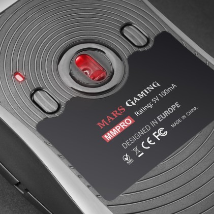 Mars Gaming MMPRO mouse Mano destra USB tipo A Ottico 32000 DPI