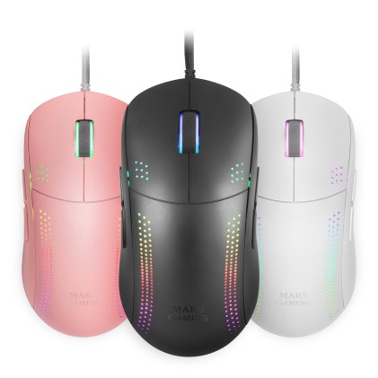 Mars Gaming MMPRO mouse Mano destra USB tipo A Ottico 32000 DPI